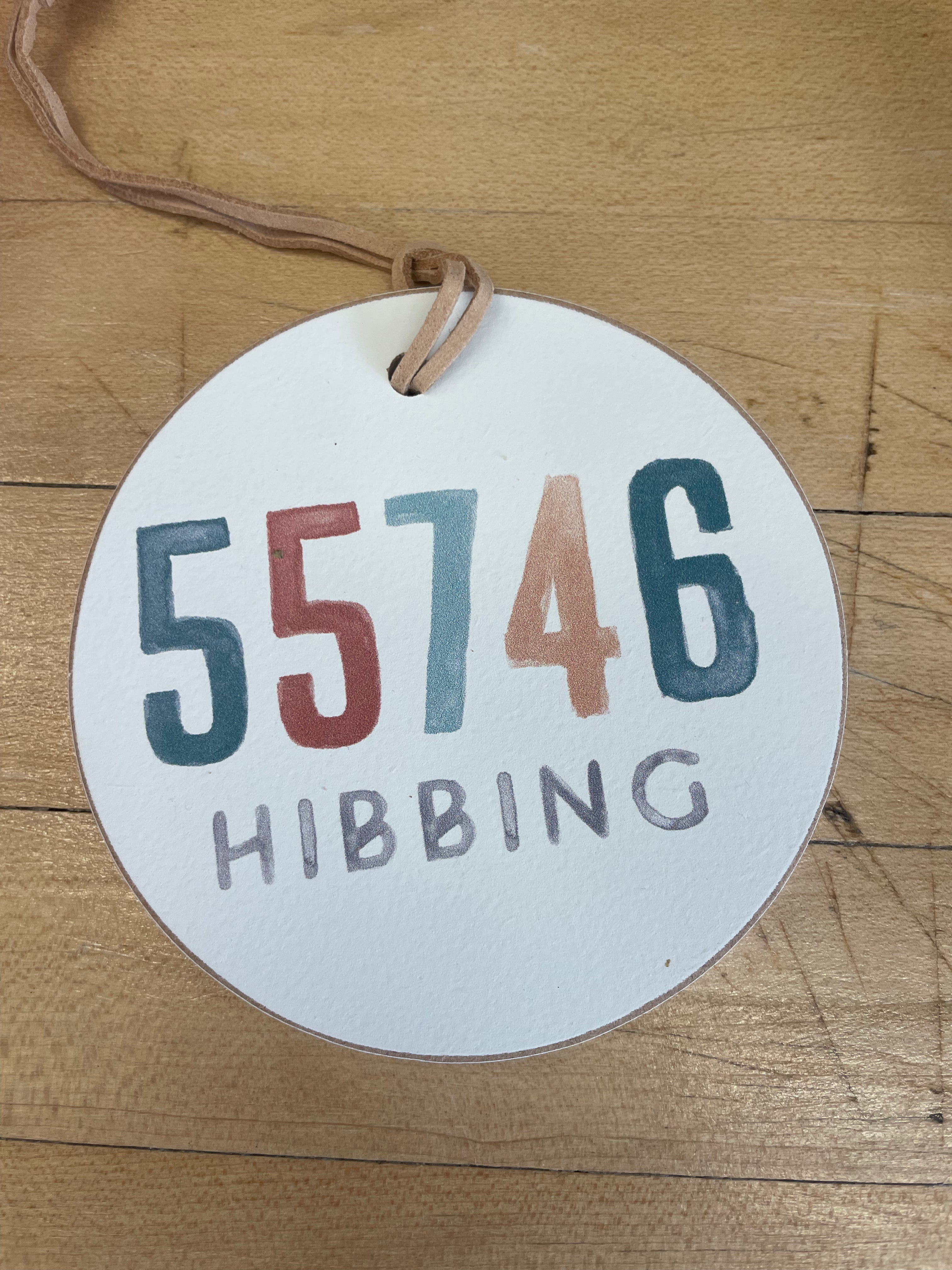 55746 Hibbing Watercolor Ornament