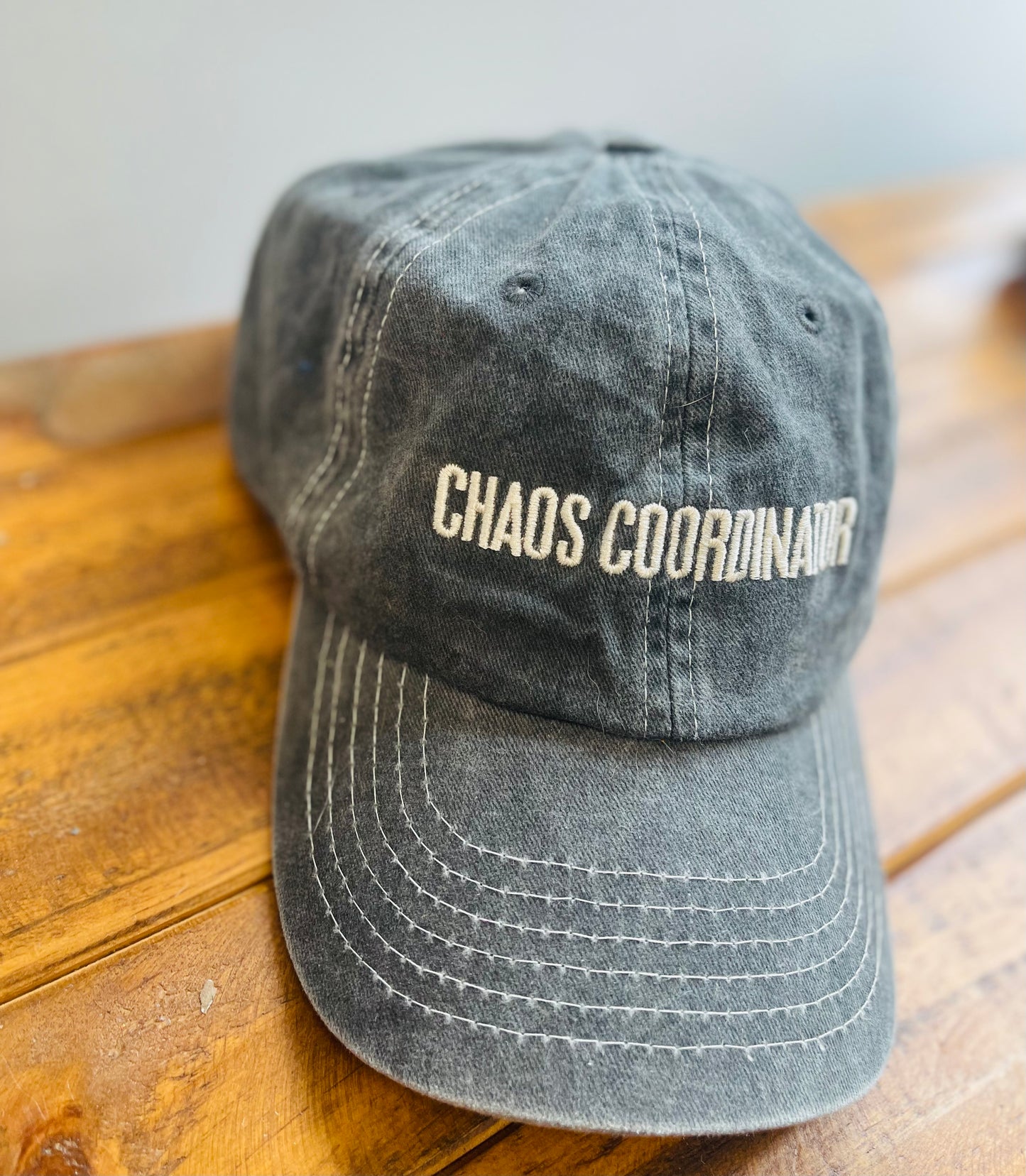 Charcoal Chaos Coordinator Baseball Hat