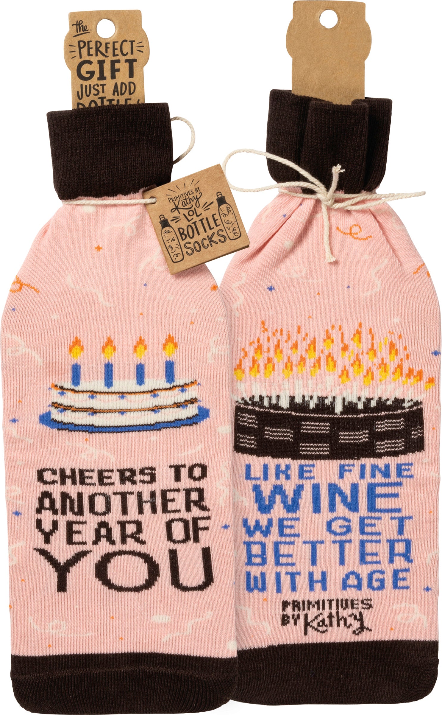 Happy Birthday Bottle Sock