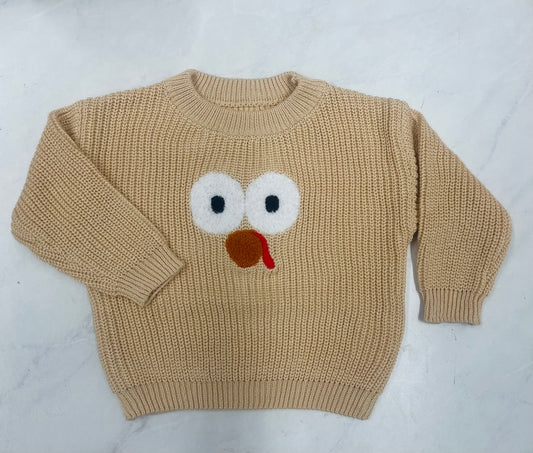 Lil Turkey Oversized Unisex Knit Sweater