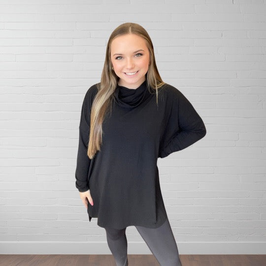 Girl on the Go Cowl Neck