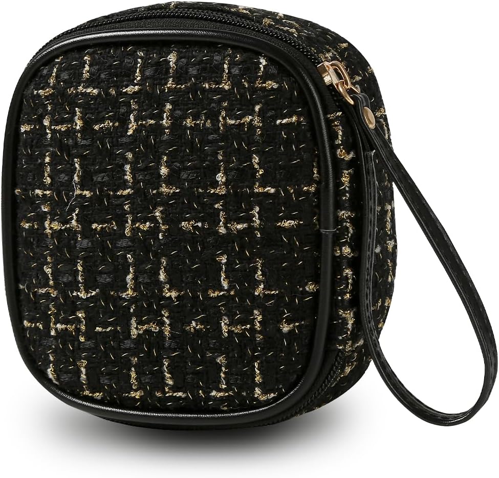 Tweed Cosmetic Travel Case