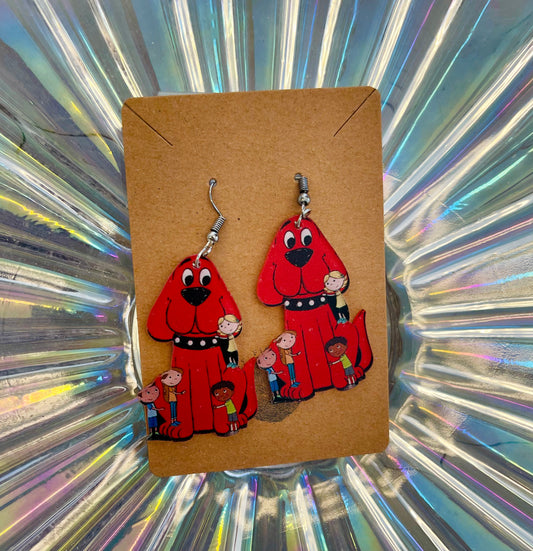 Clifford the Big Red Dog Earrings