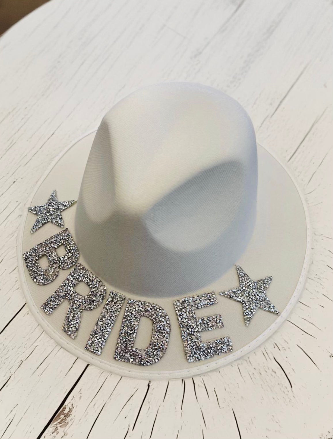 Bride Felt Cowboy Hat