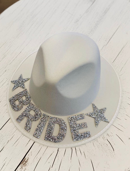 Bride Felt Cowboy Hat