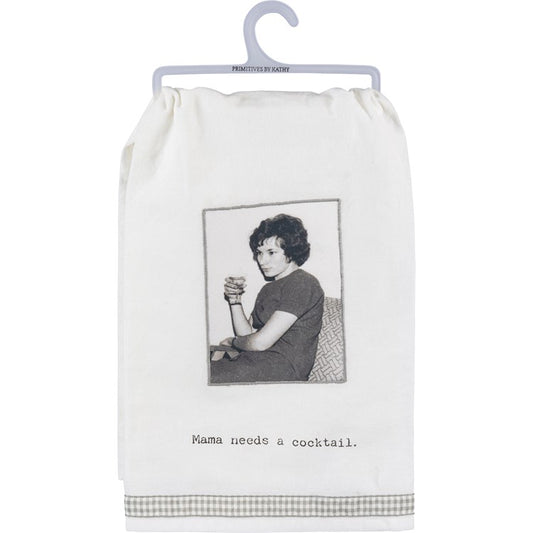 Mama Needs a Cocktail Kitchen Towel
