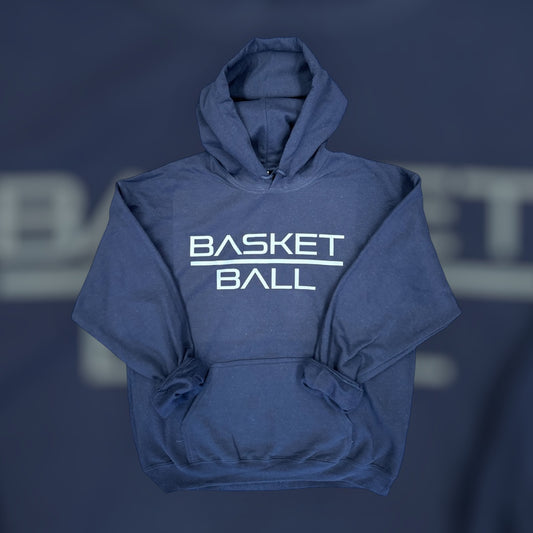 BASKETBALL Navy Hoodie