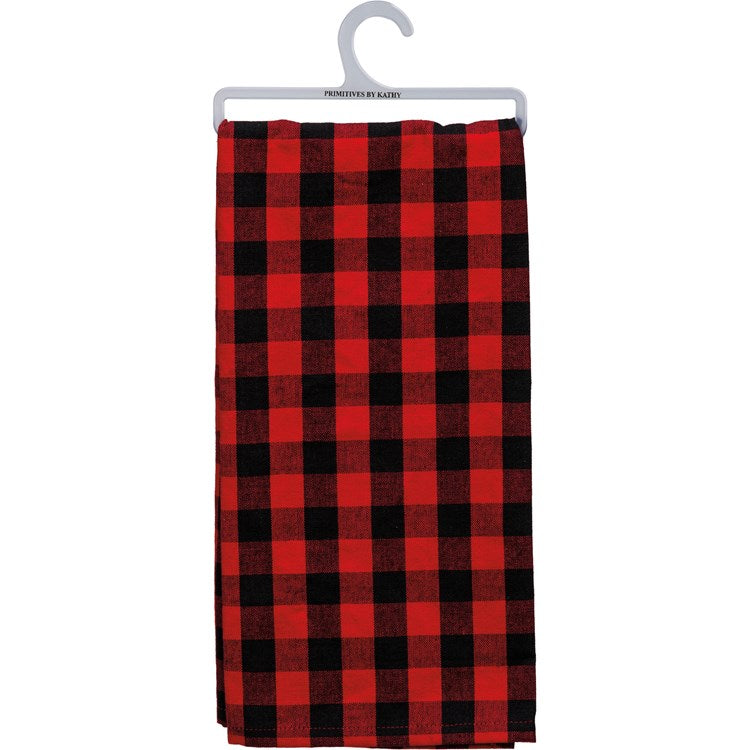 Small Square Buffalo Plaid Kitchen Towel
