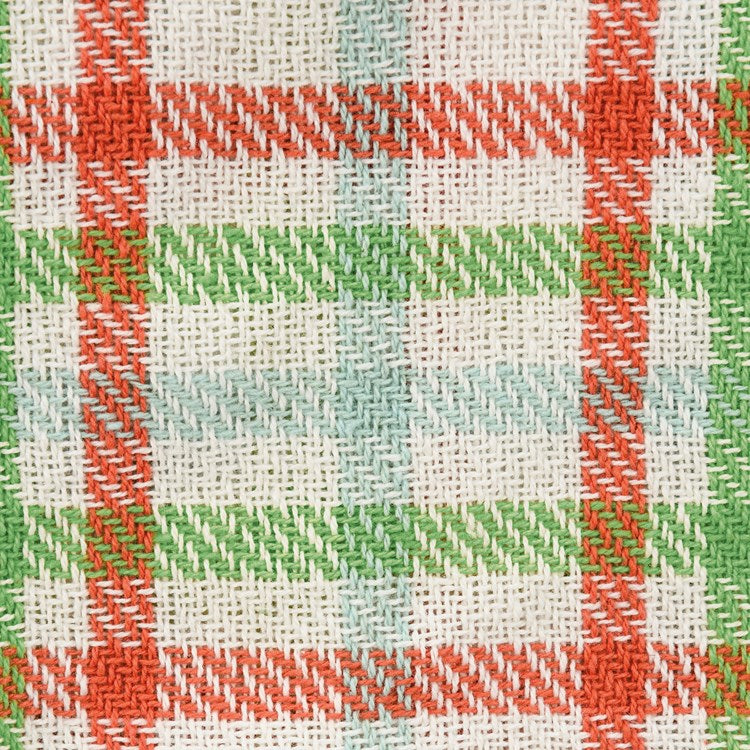 Green & Red Plaid Towel