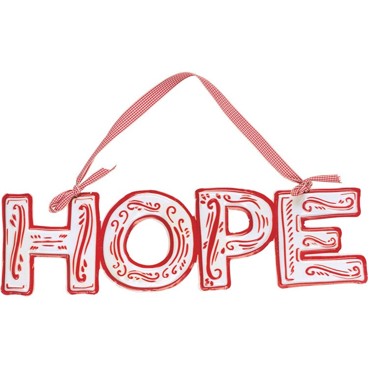 Hope Metal Wall Decor