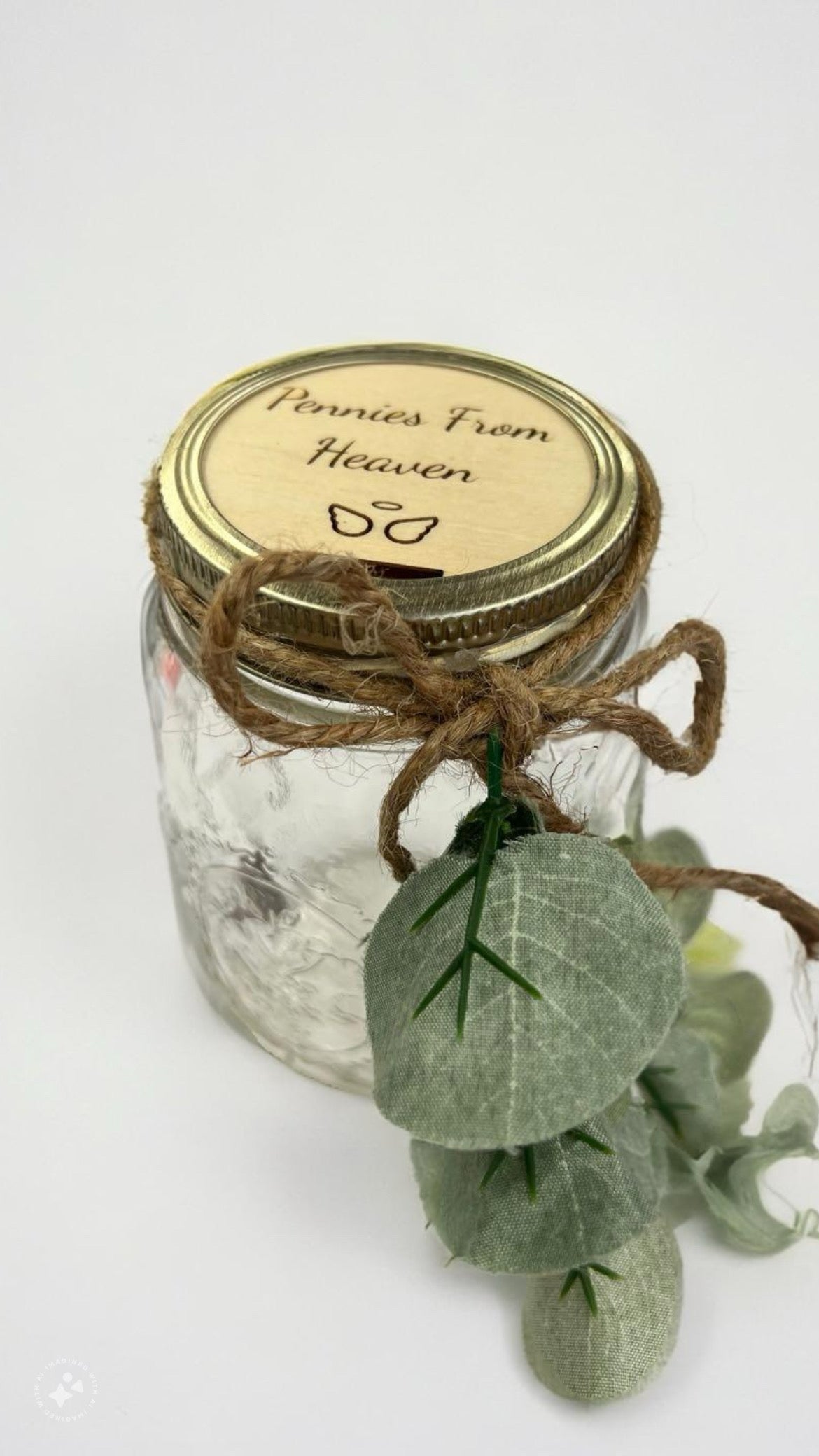 Pennie's from Heaven Custom Jar