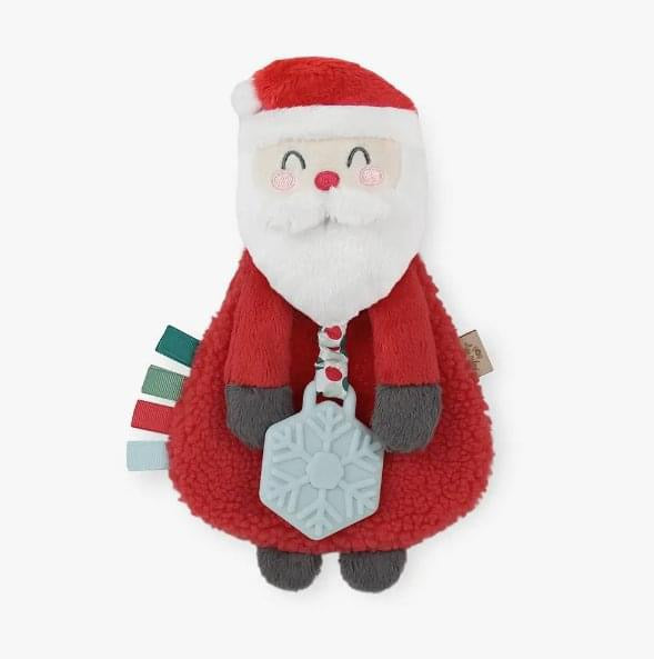 Holiday Santa Lovey Plush & Teether Toy