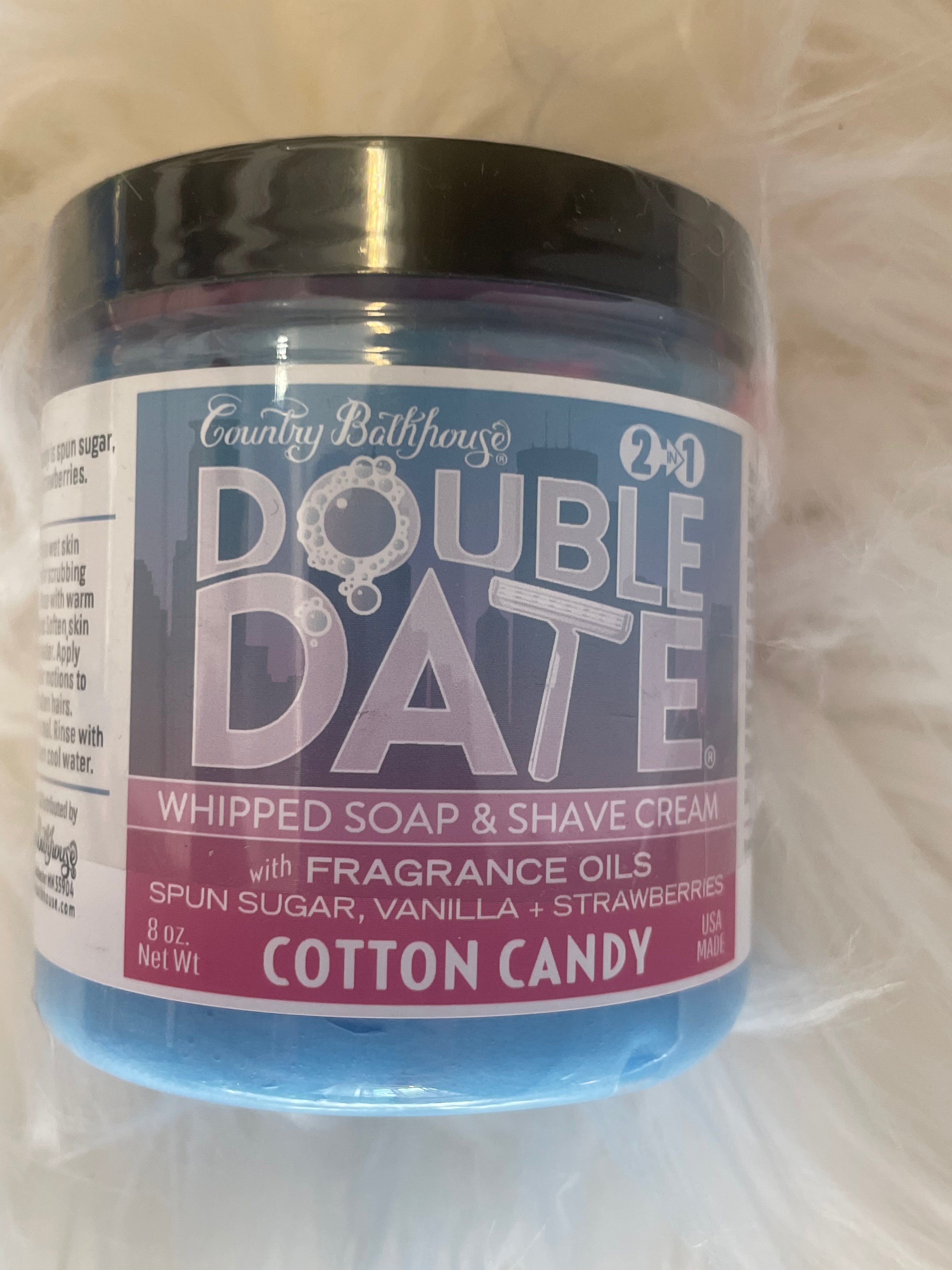 Double Date Whipped Soap & Shave Cream