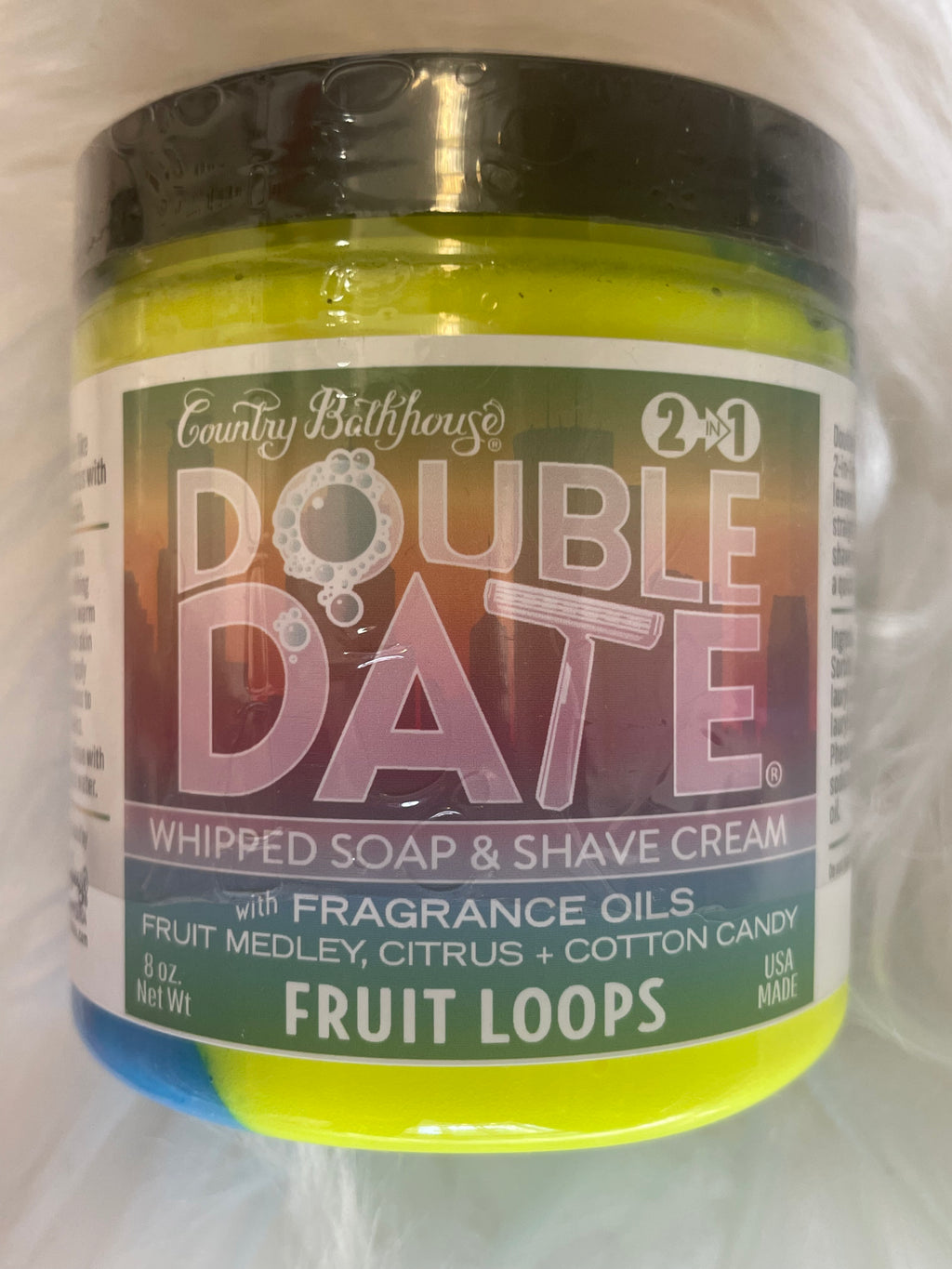 Double Date Whipped Soap & Shave Cream