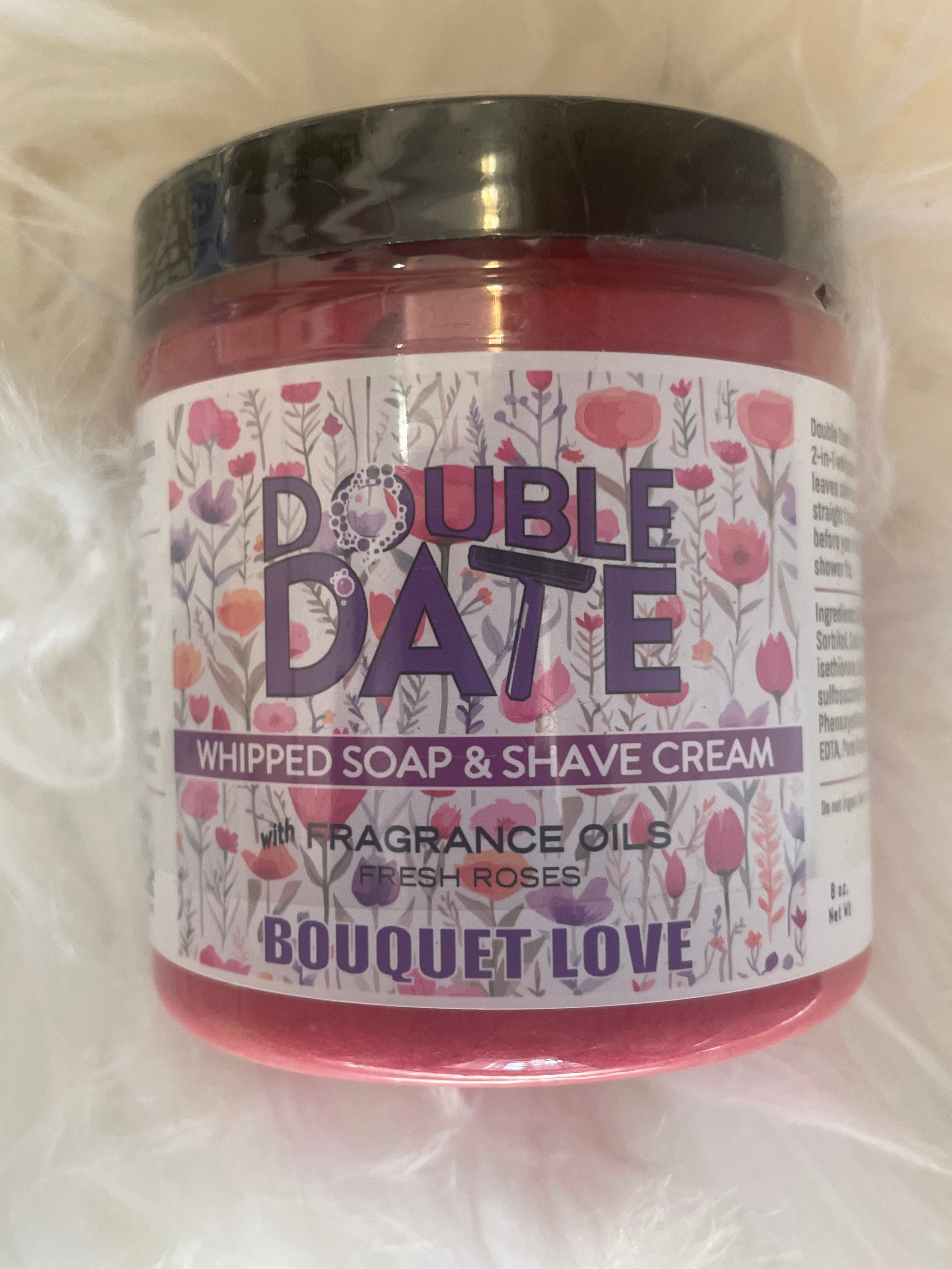 Double Date Whipped Soap & Shave Cream