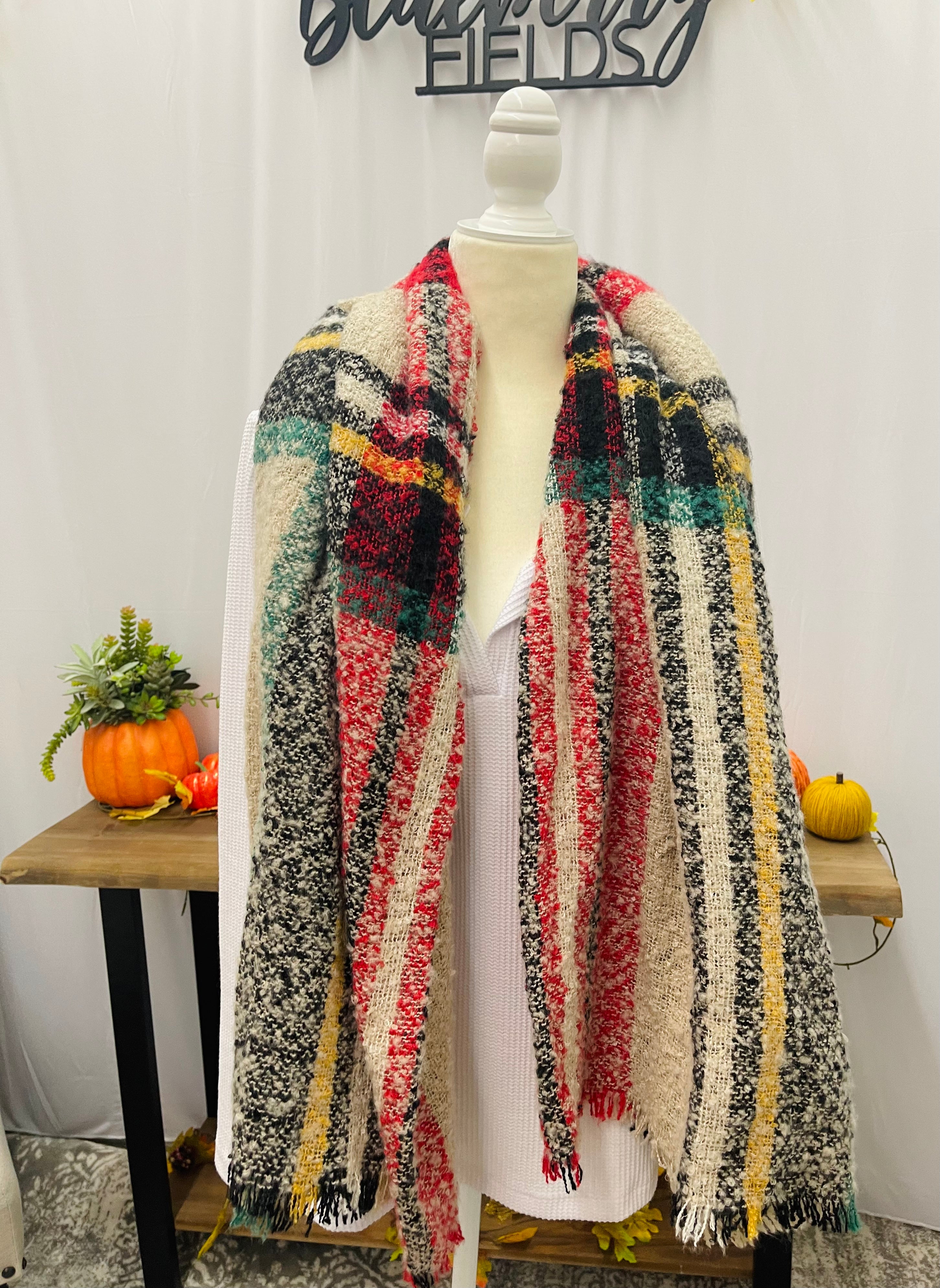 Beige Babe Cozy Blanket Scarf