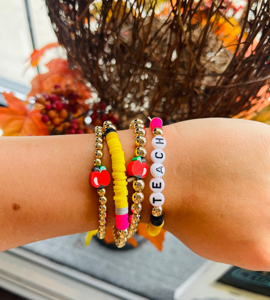 Teacher Stack Bracelets