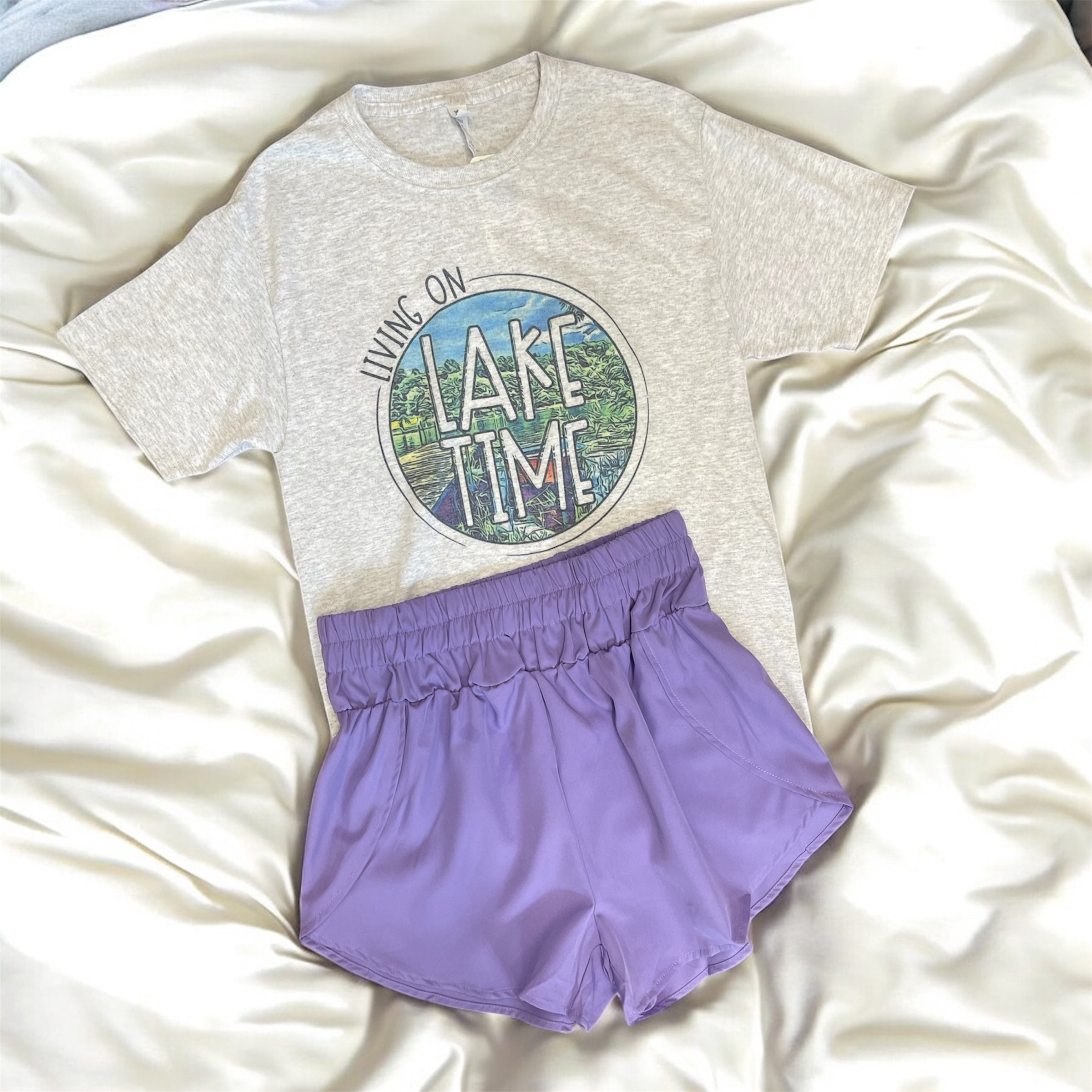 Purple On The Go Shorts