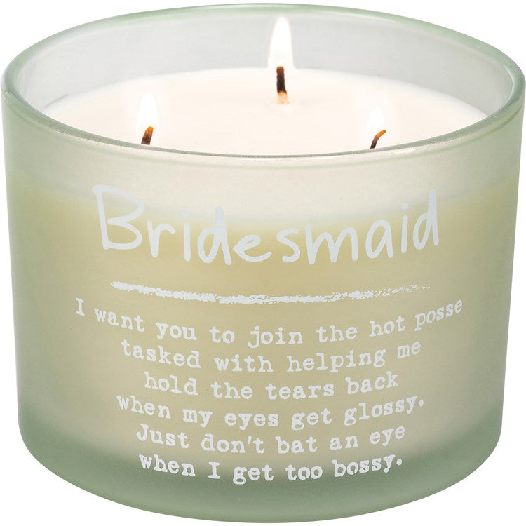 Bridesmaid Vanilla Candle