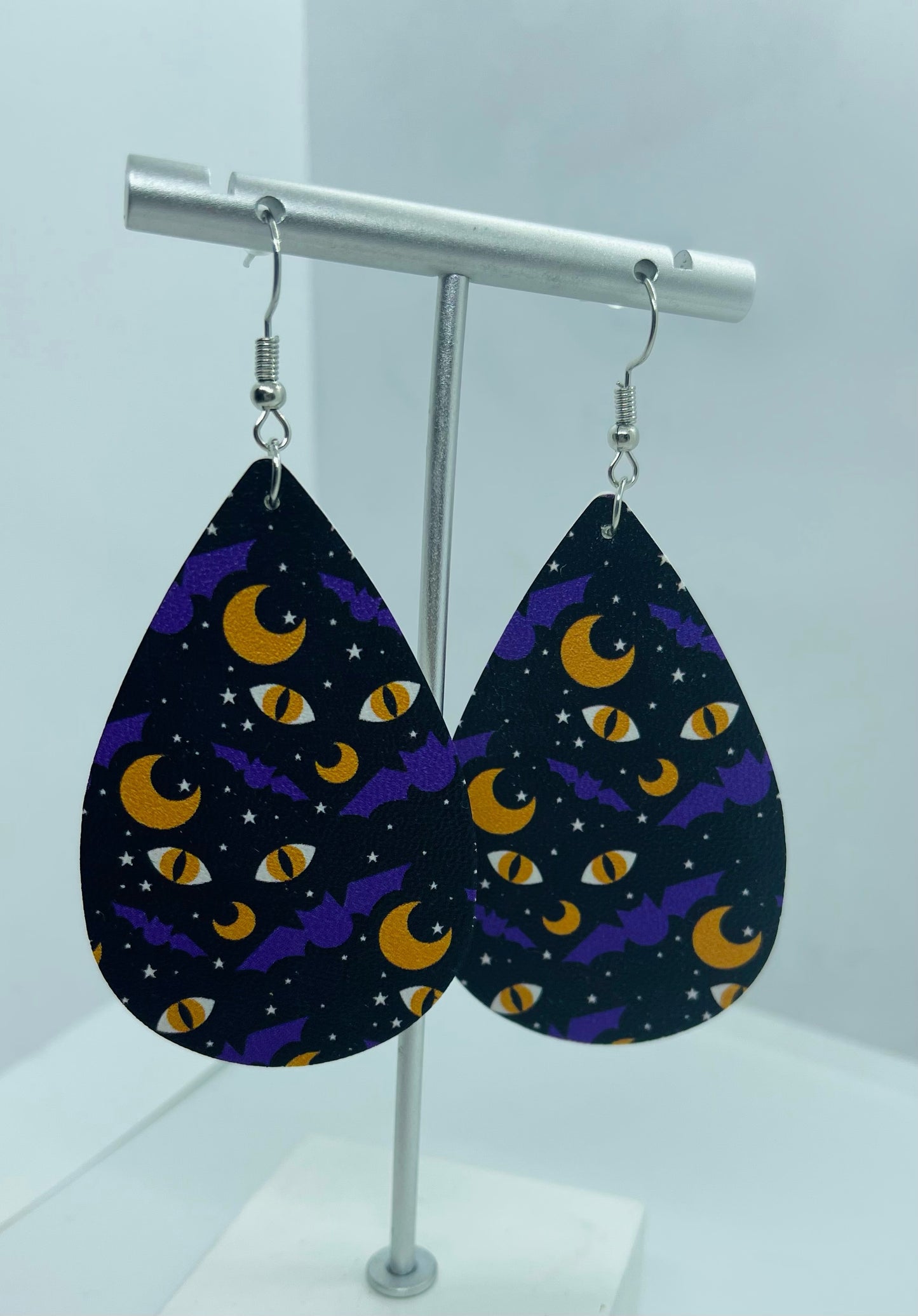 Cat Eye Halloween Earrings