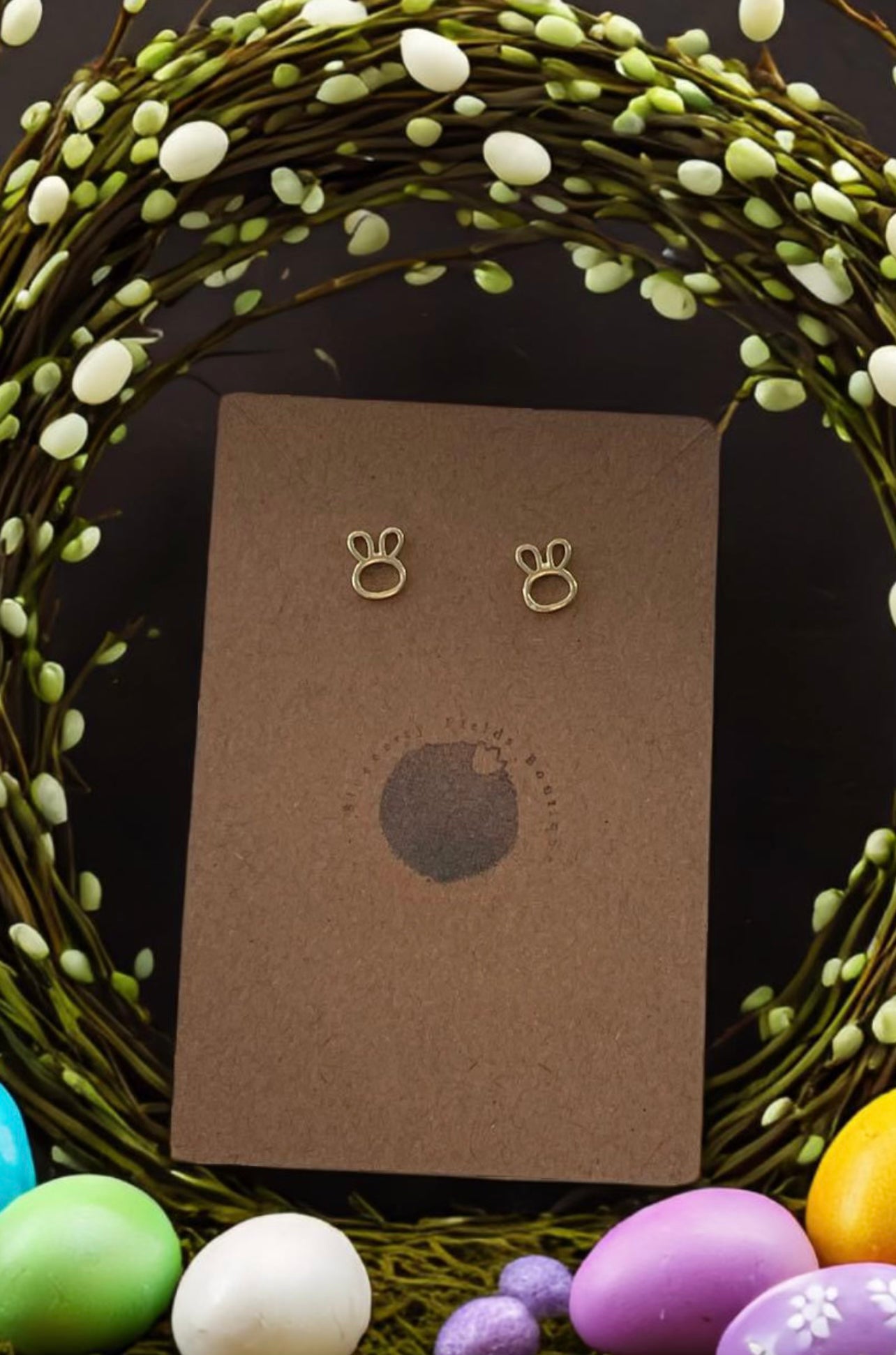Bunny Gold Studs