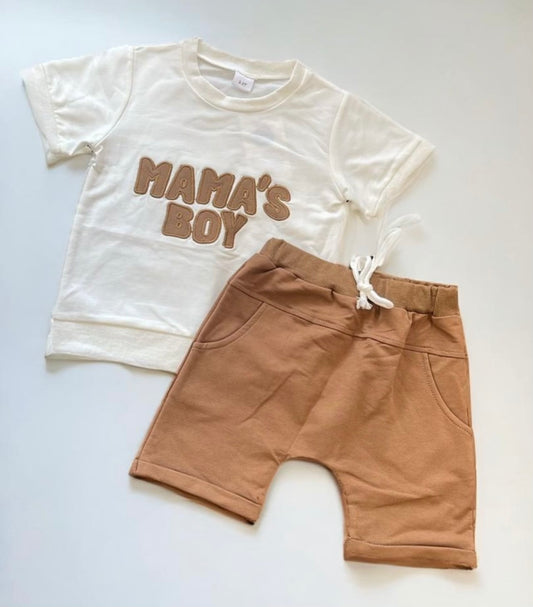 Neutral Mama's Boy Outfit