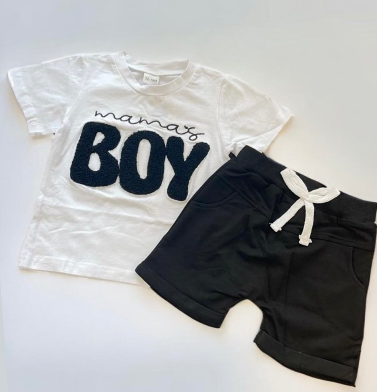 B&W Mama's Boy Set