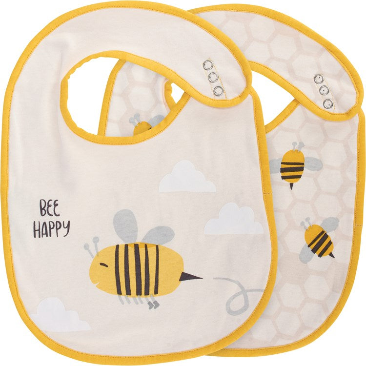 Bee Happy Bib Set