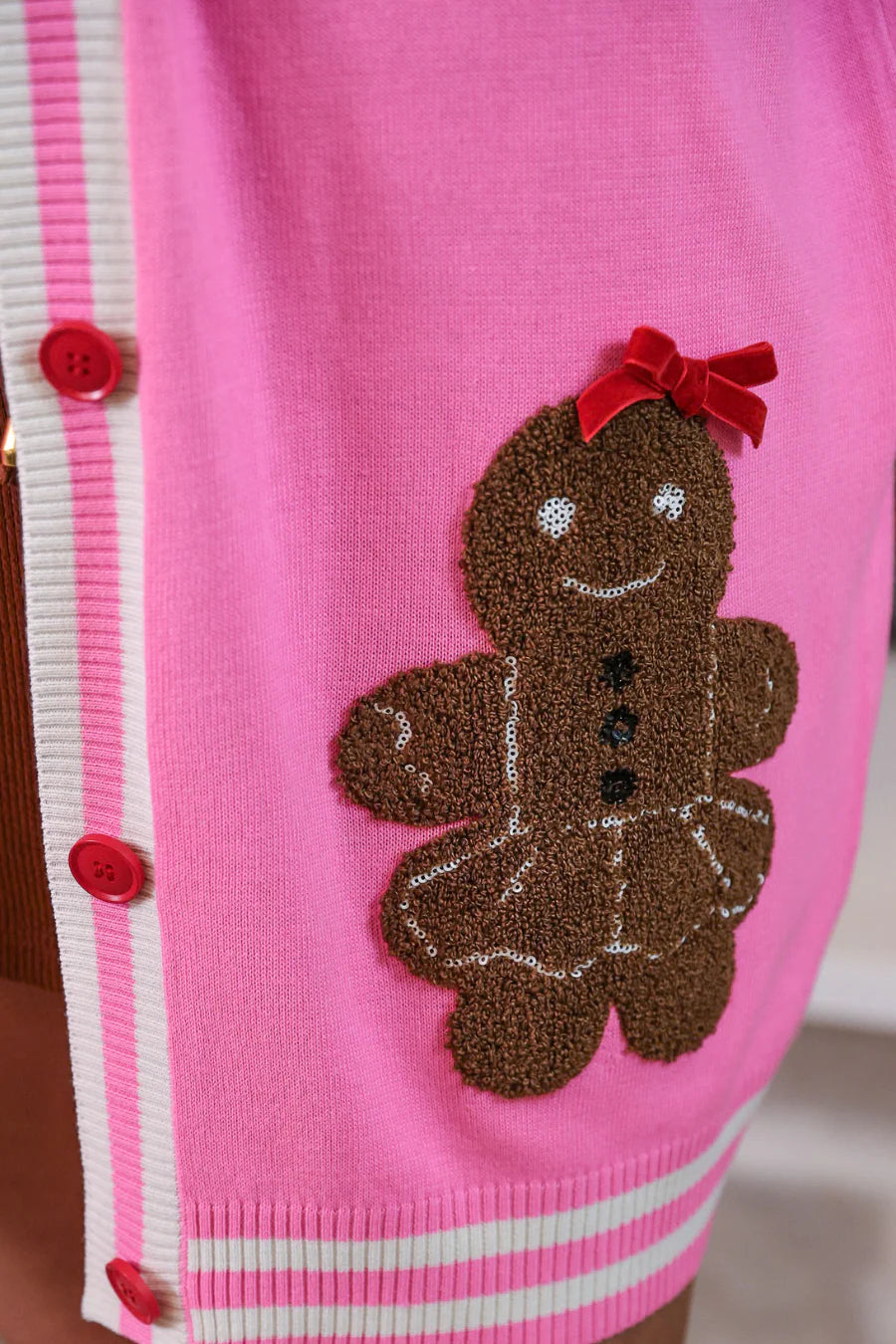 Ginny the Gingerbread Long Cardigan