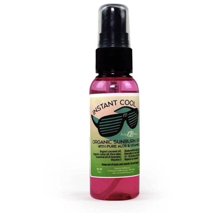Instant Cool Organic Sunburn Spray