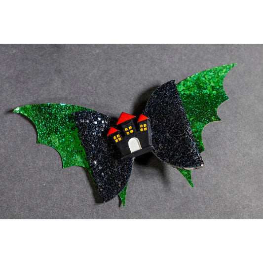 Batty Halloween Hair Clip