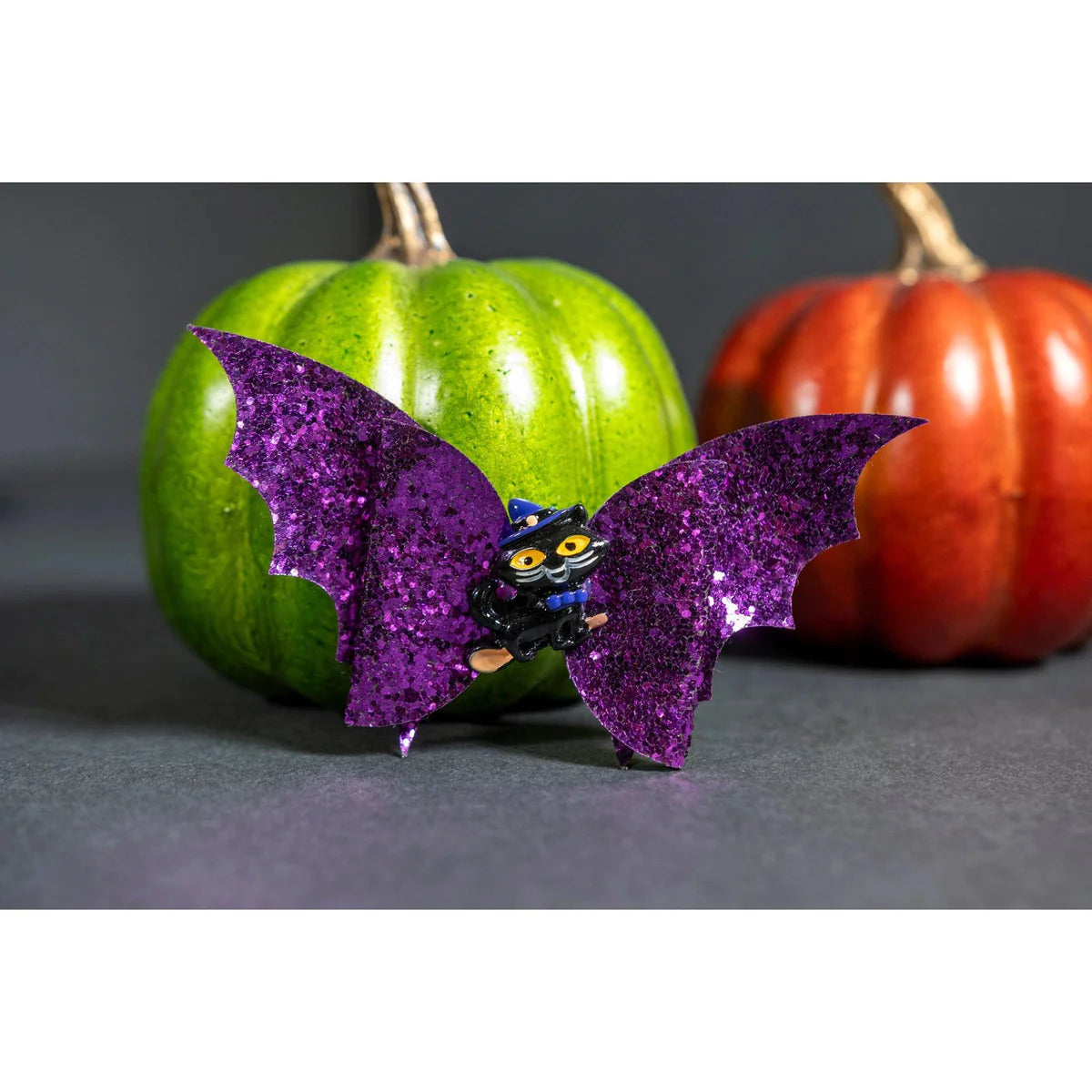 Batty Halloween Hair Clip