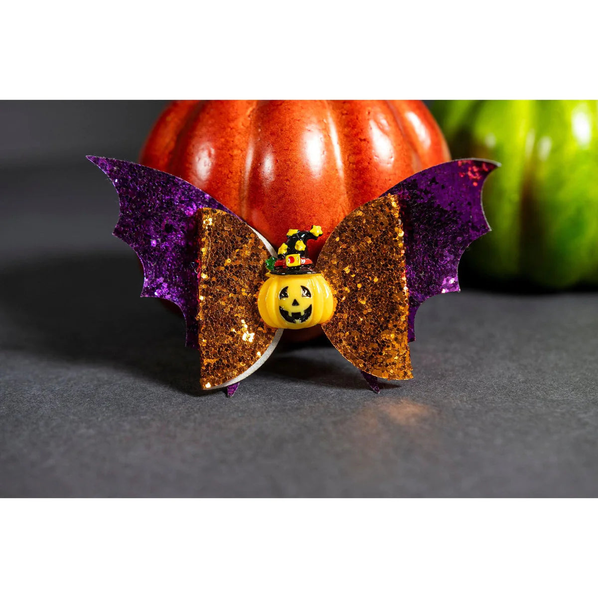 Batty Halloween Hair Clip