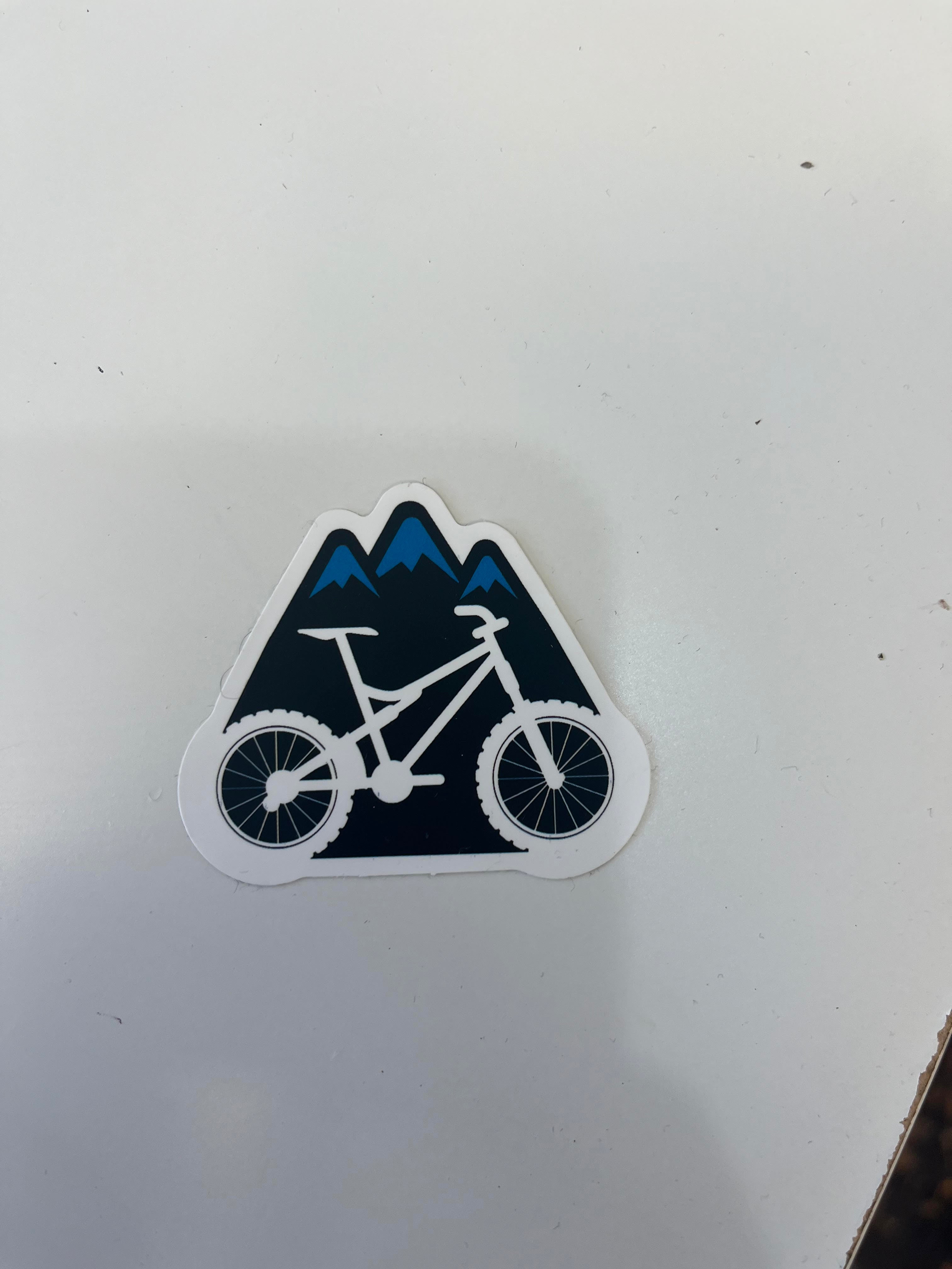 Mountain Bike Vinyl Sticker