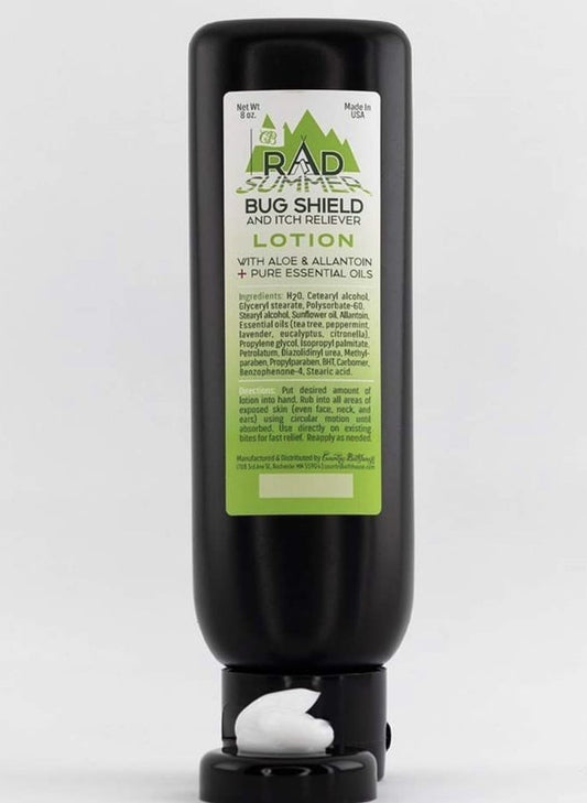 Bug Shield and Itch Reliever Lotion