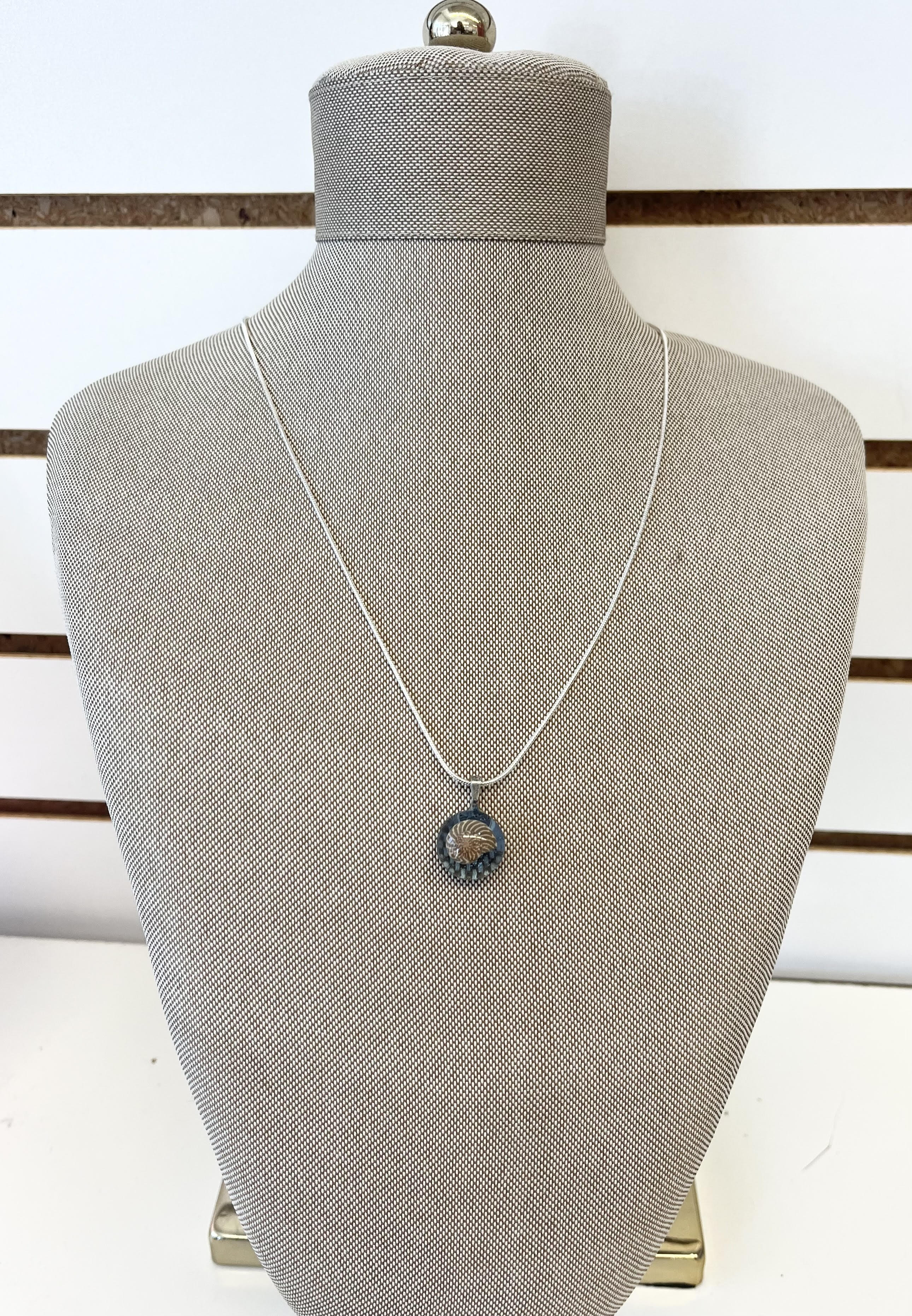 Snail Shell Pendant Necklace