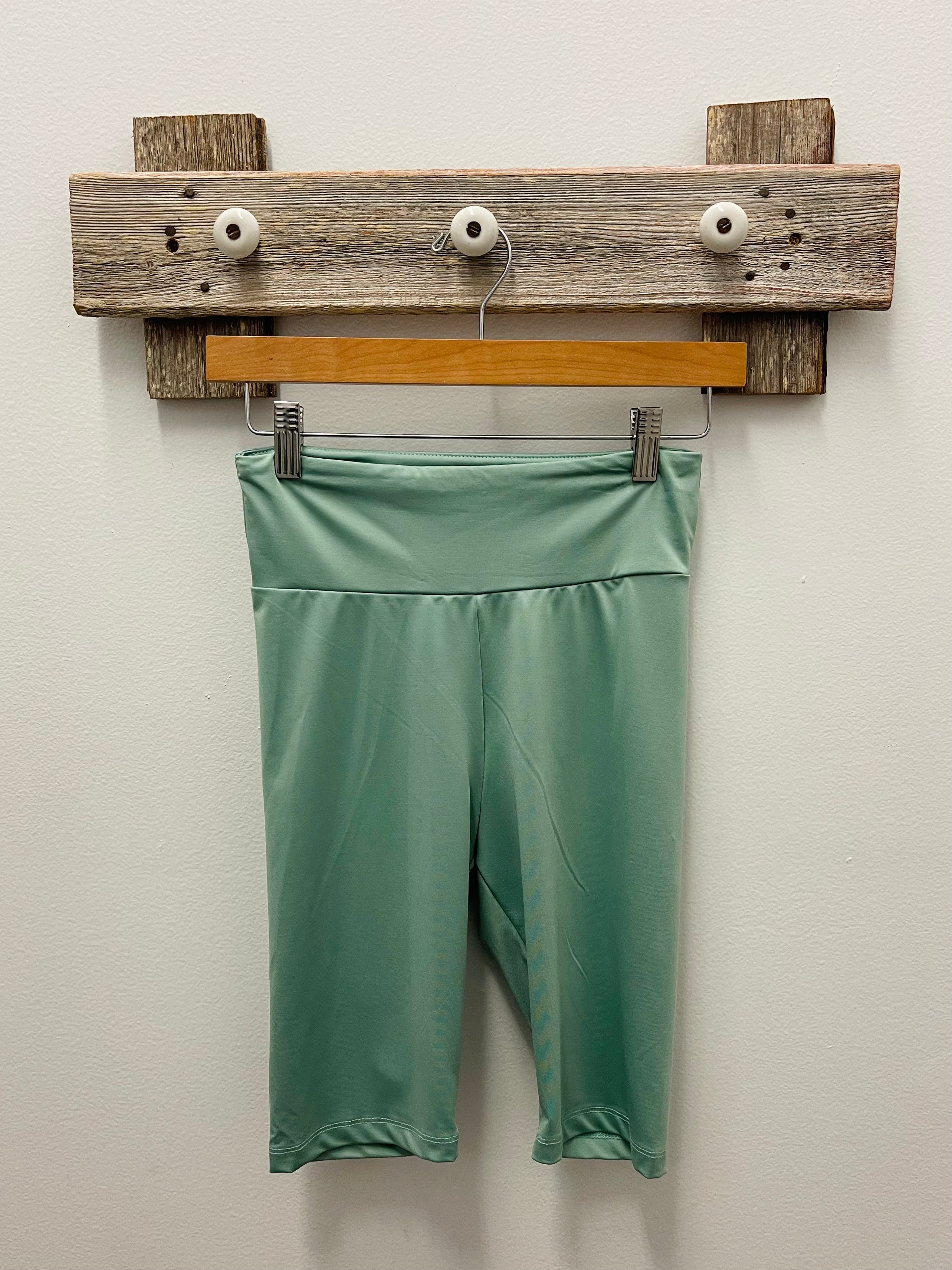 Mint Green Biker Short