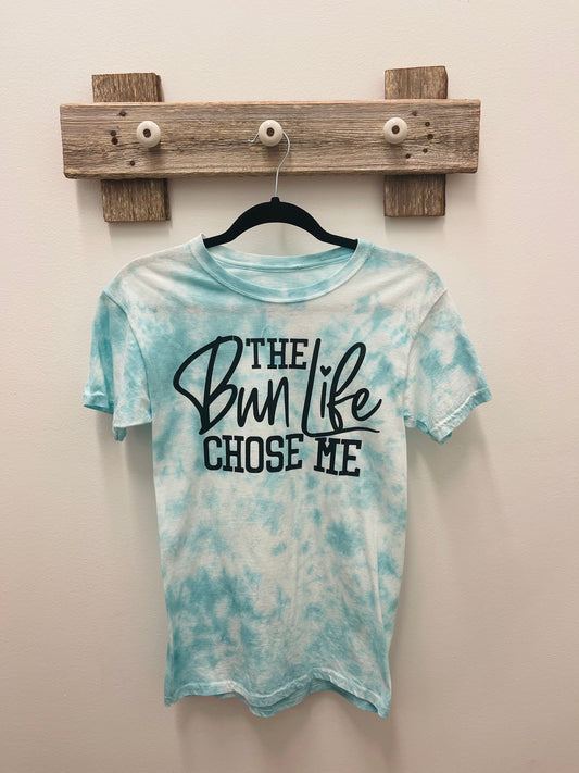 The Bun Life Chose Me Tie Dye T-shirt