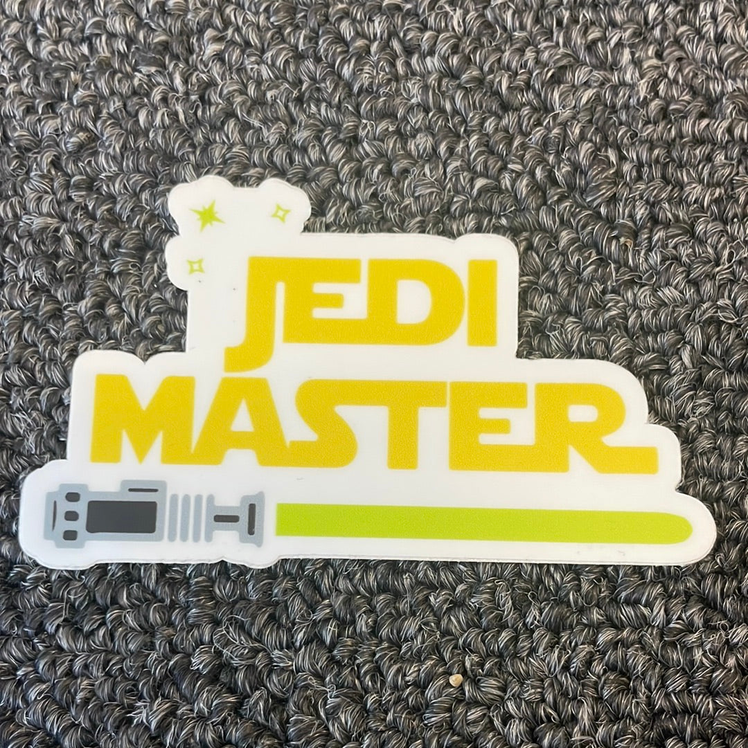 Jedi Master Vinyl Sticker