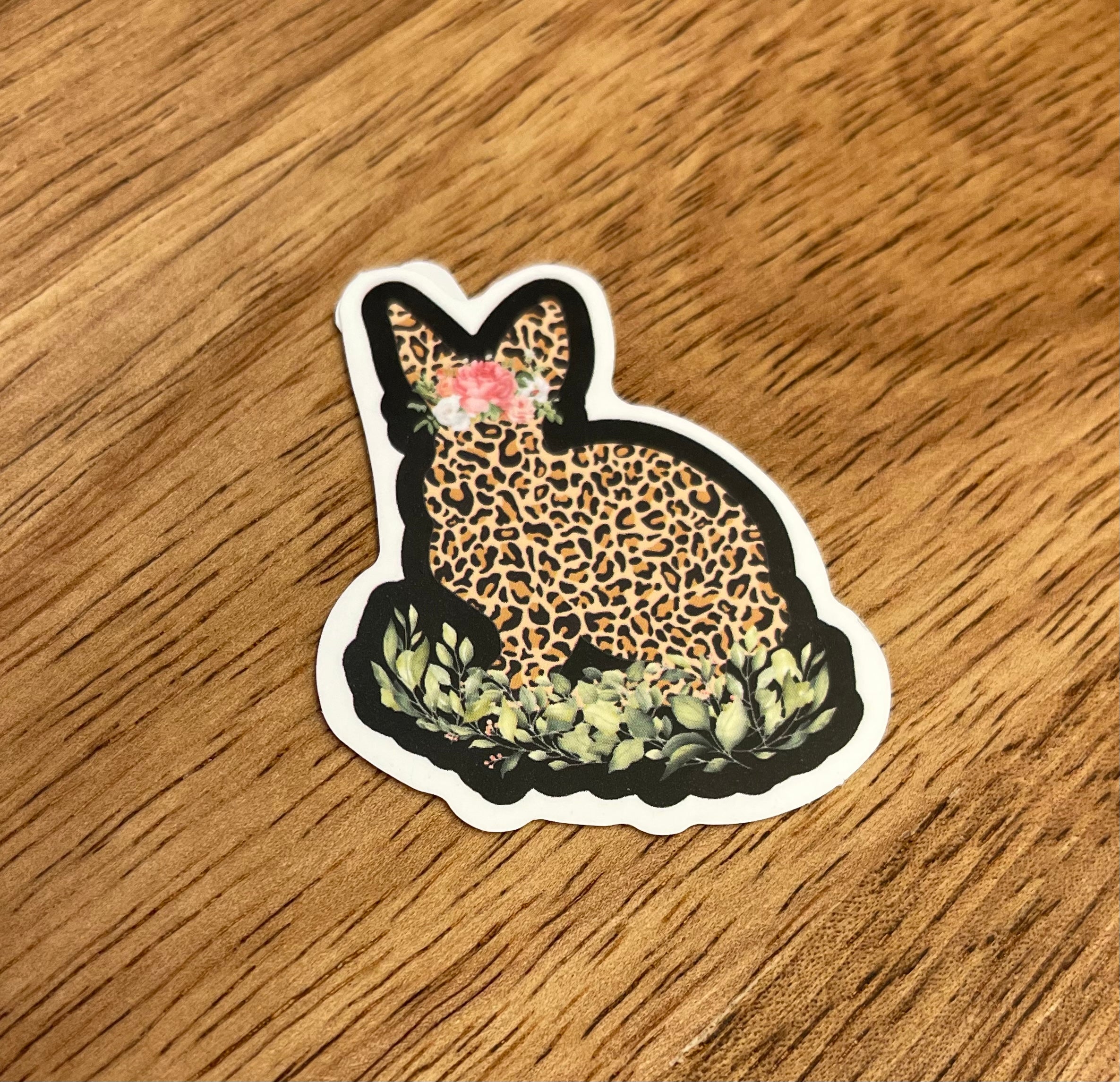 Cheetah Bunny Sticker