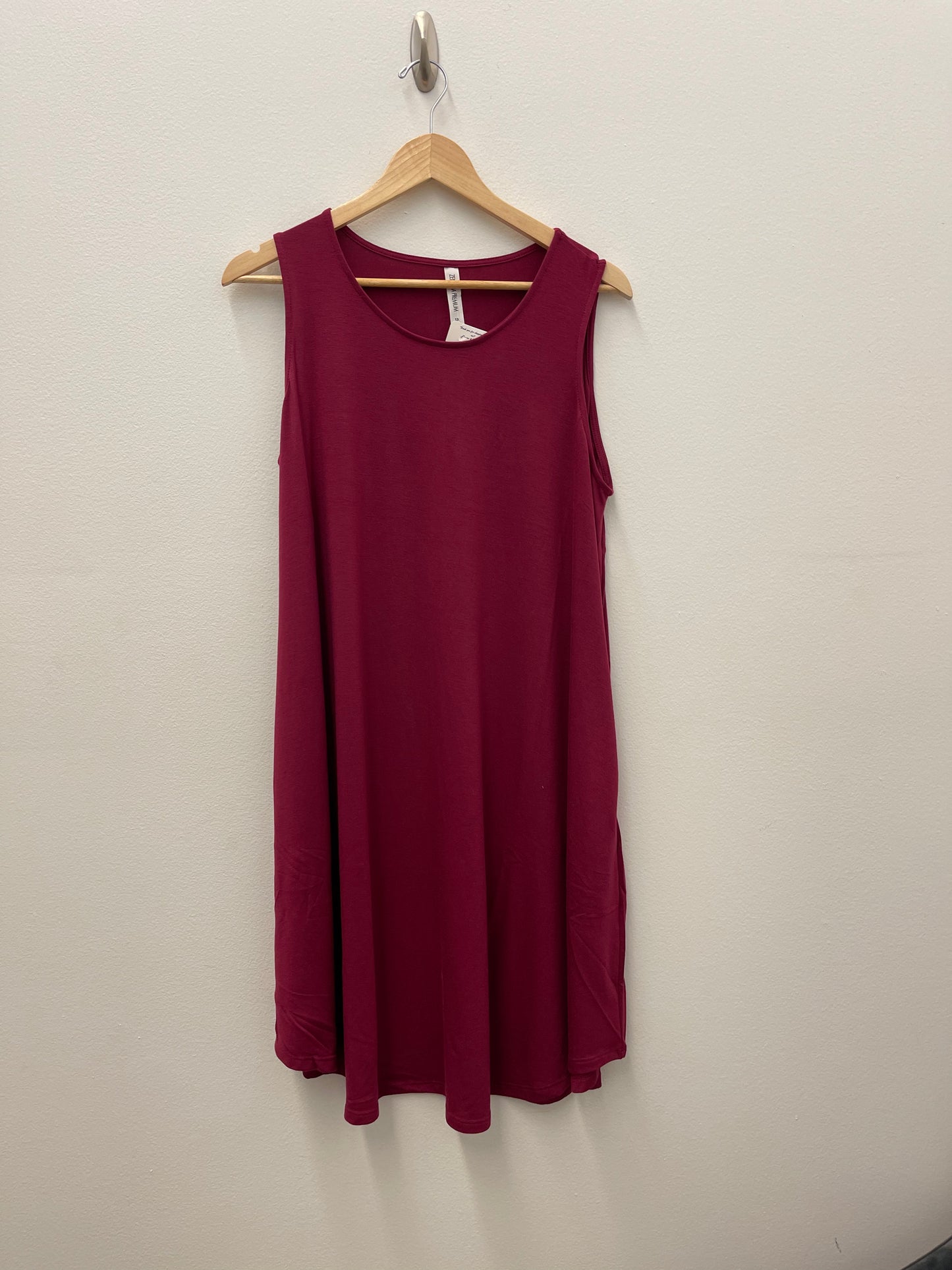 Maroon Tank Dress