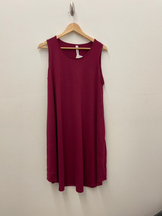 Maroon Tank Dress