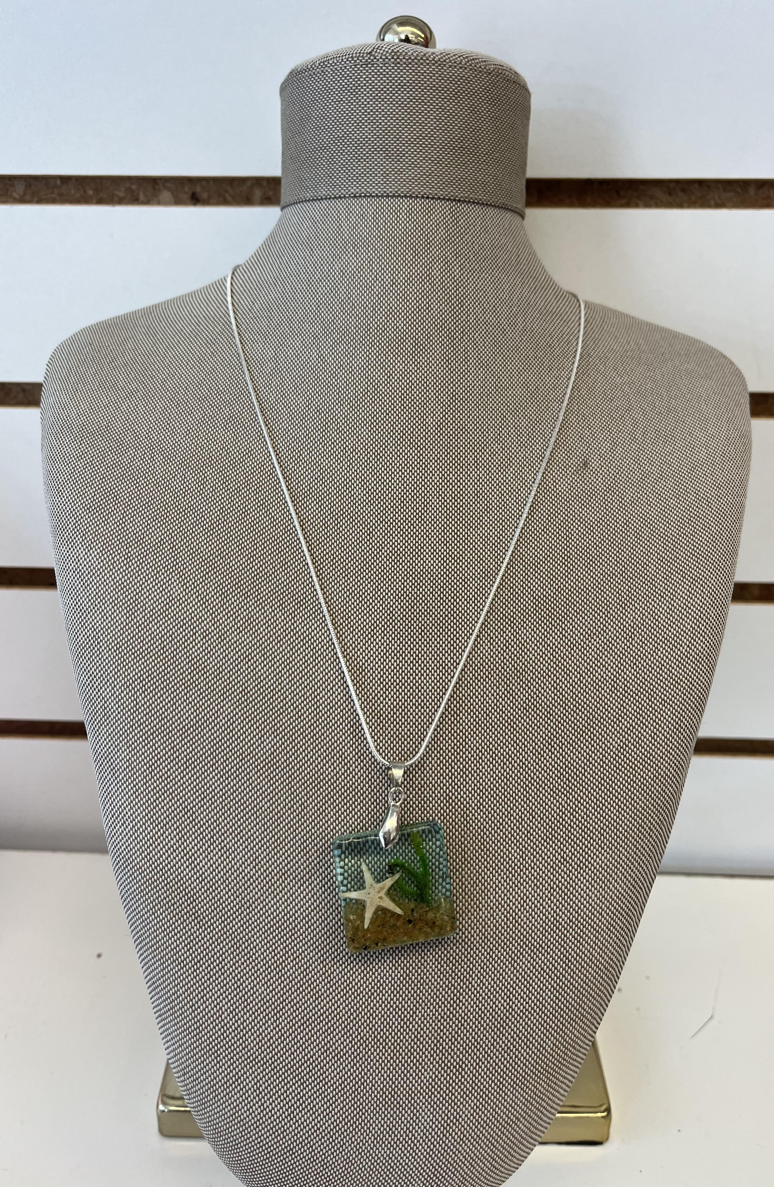 Large Starfish Pendant Necklace