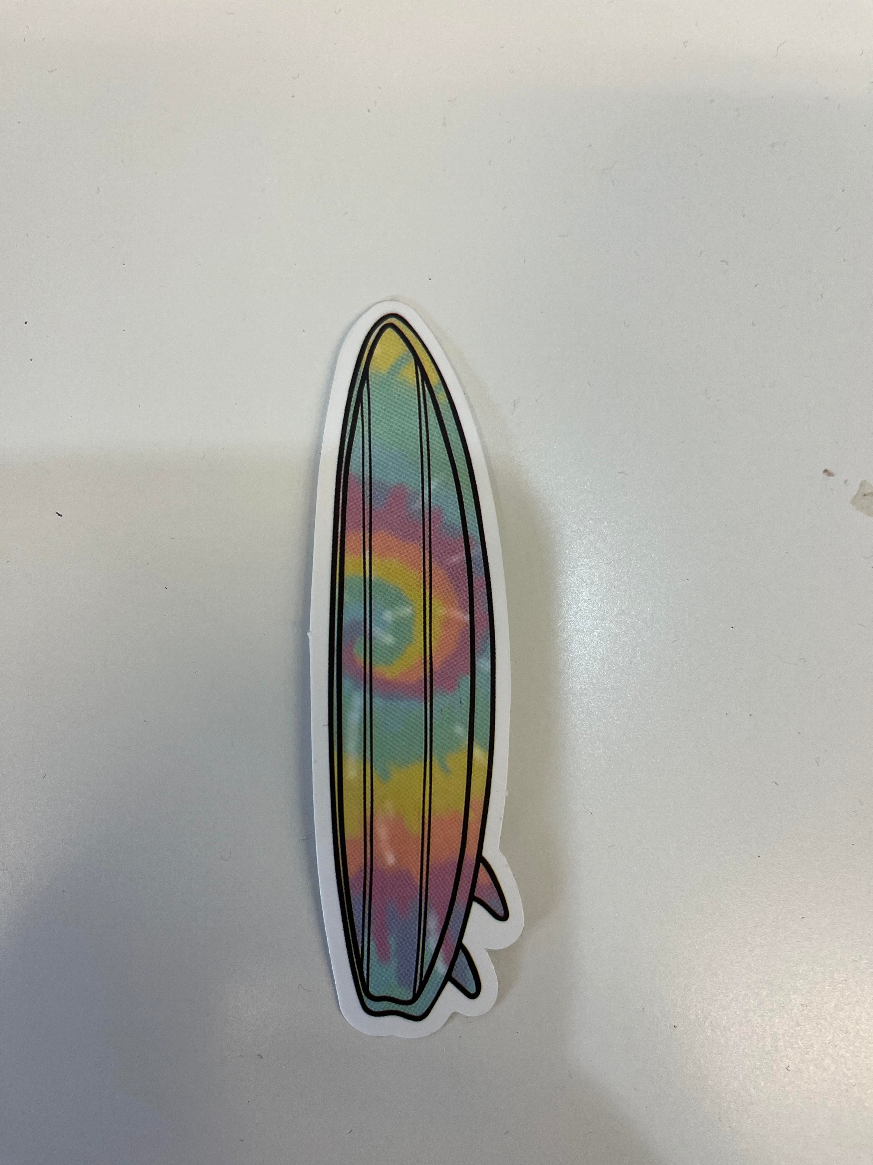 Holographic Surfboard Vinyl Sticker