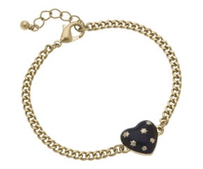 Pauline Star Studded Heart Bracelet