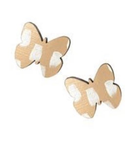 Nude Butterfly Studs