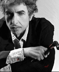 Bob Dylan 3D Metal Art