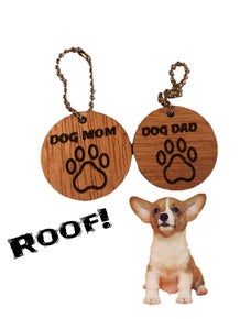 Dog Dad Keychain