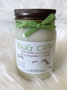 Jumbo Citronella & Lilac Candle