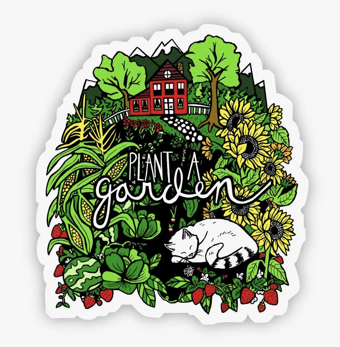 Plant a Garden Vinyl Sticker